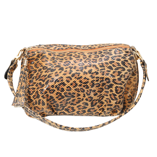 Morral de Cuero Animal Print